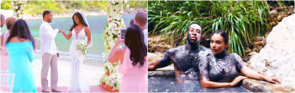 Kenya Moore and Ludacris Visits Saint Lucia